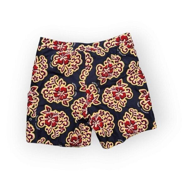 Vintage Tommy Hilfiger Retro Groovy Floral Board Swim Shorts‎ Trunks Mens Large - Picture 2 of 7